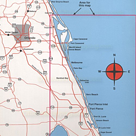 Top Spot N220 East Florida Offshore Fishing Map