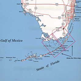 Top Spot N207 Florida Bay Upper Keys Fishing Map