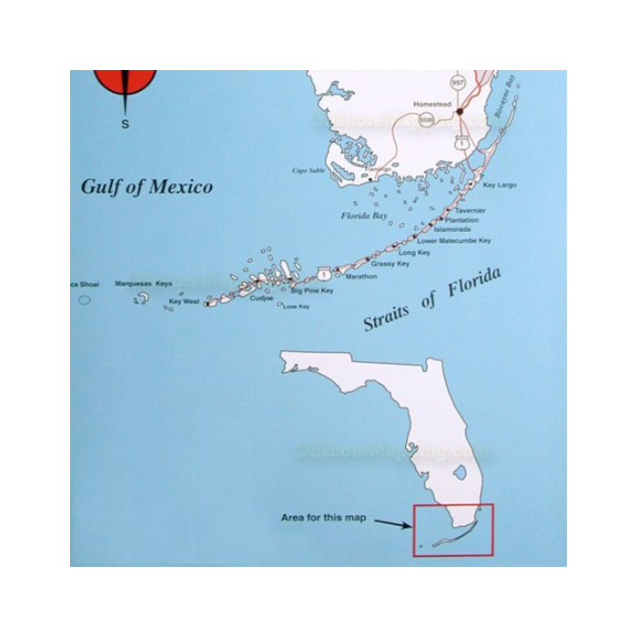 N210 South Florida Offshore Fishing Map
