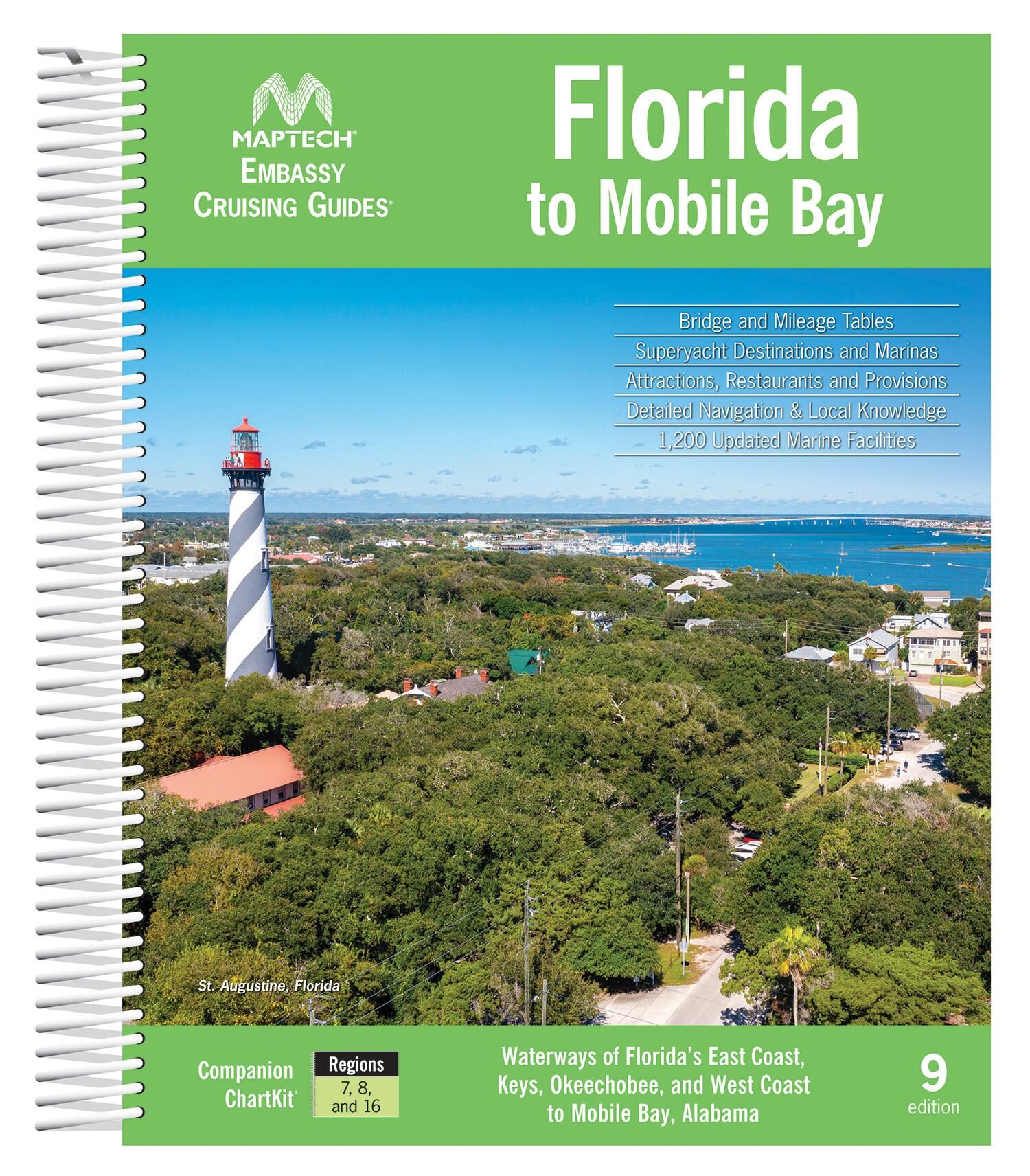 Maptech Embassy Guide: Florida to Mobile Bay 9th Edition
